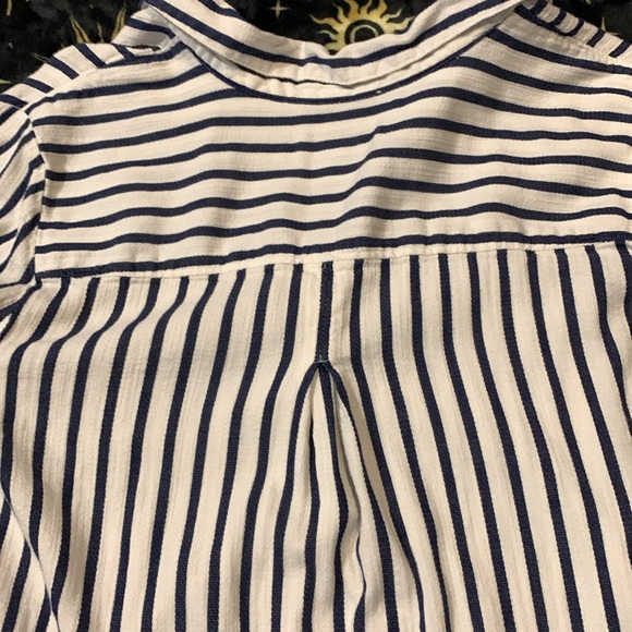 Liz Claiborne Striped High Low Tunic Long Sleeve - Picture 8 of 9